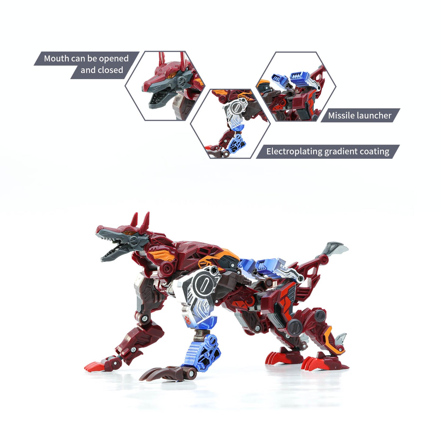 52TOYS BEASTBOX BB-31CH CHROMERIBS Deformation Toys Action Figure, Transforms in Mecha and Cube