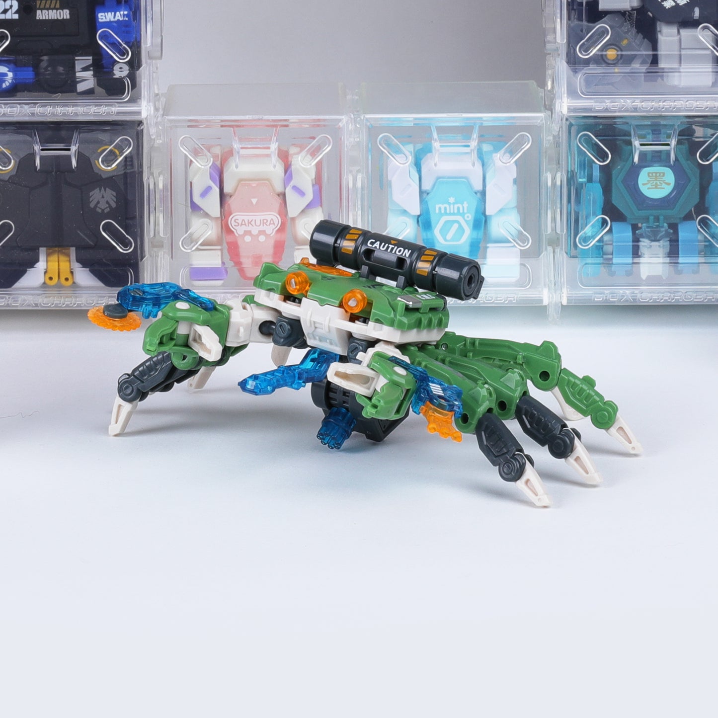 52TOYS BEASTBOX BB-16 KANIBAL Crab Deformation Toys Action Figure, Transforms in Mecha and Cube