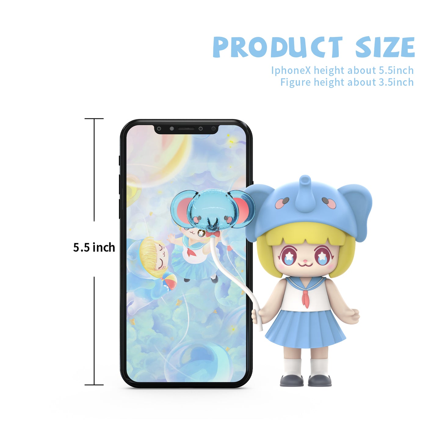 52Toys Blind Box Kimmy&Miki Animal Series 2, 1PC Action Figure, Collectible Toy Desktop Decoration 3 Inch, Gift for Birthday or Party