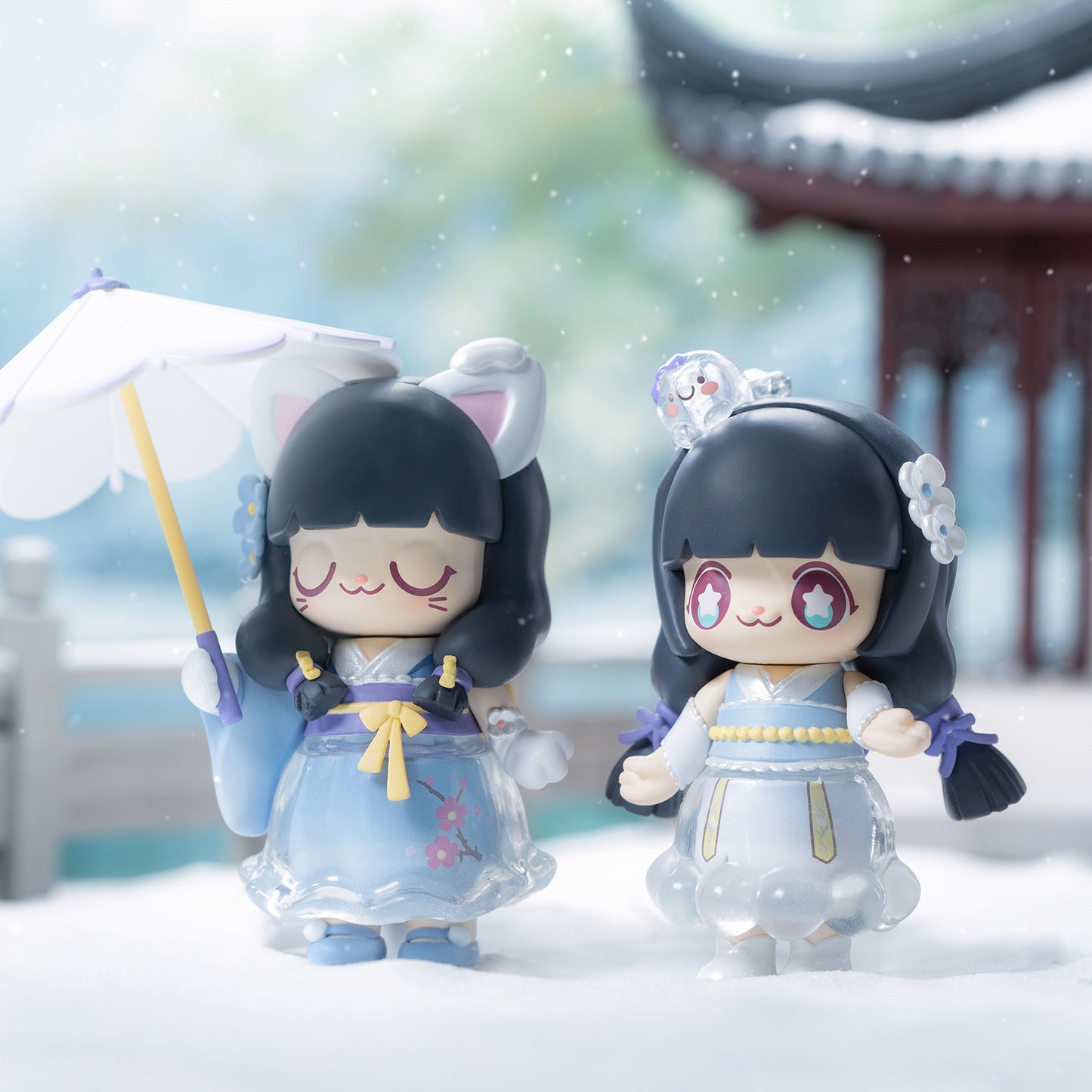 52Toys Kimmy & Miki Four Seasons Story Series 1PC Action Figure Collectible Toy Desktop Decoration 3.3 Inch Gift for Birthday Party Holiday