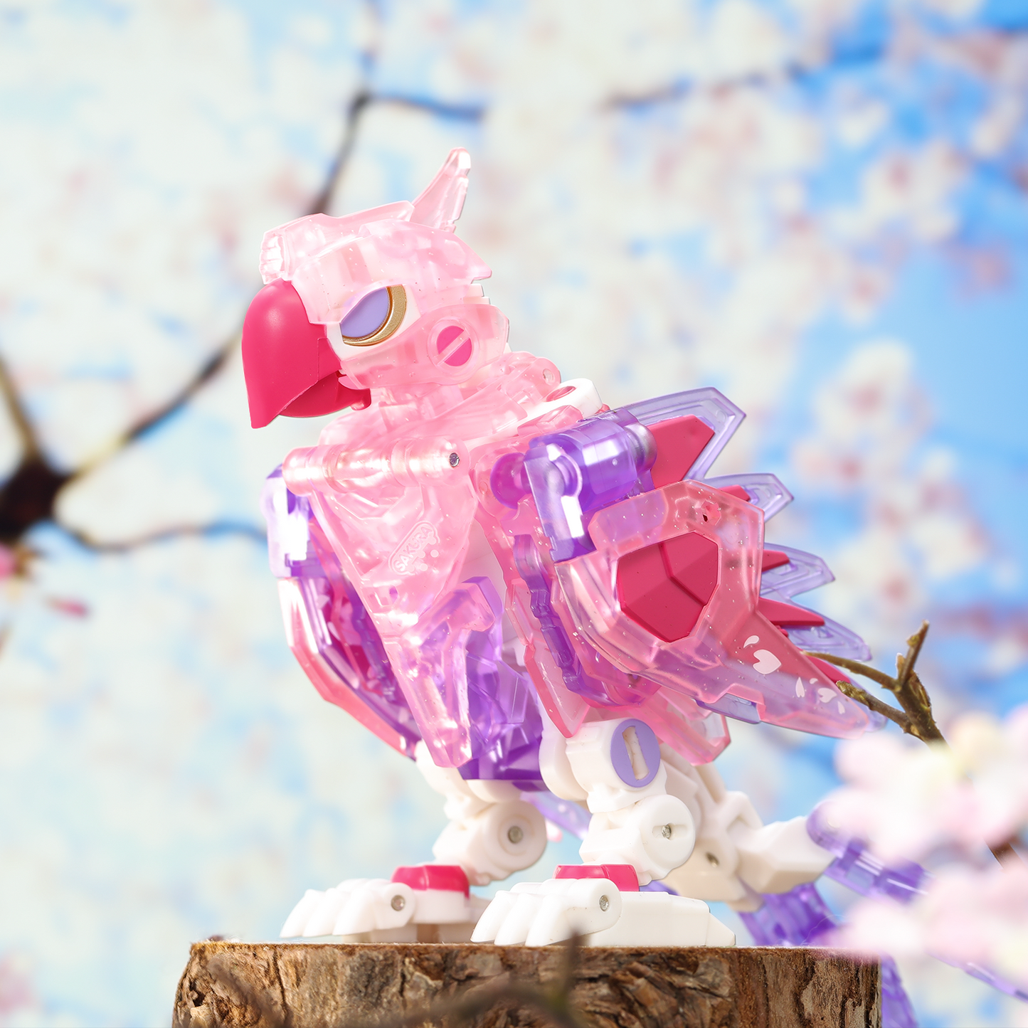 52TOYS BEASTBOX BB-10BL BLOSSOM Parrot Deformation Toys Action Figure, Transforms in Mecha and Cube