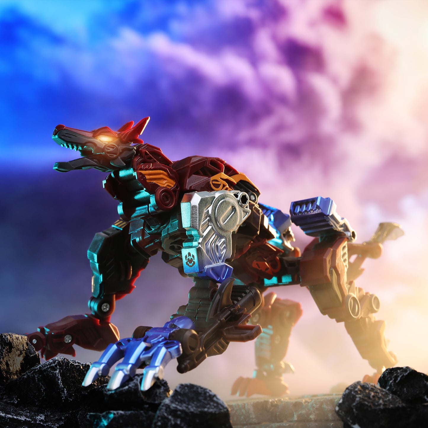 52TOYS BEASTBOX BB-31CH CHROMERIBS Deformation Toys Action Figure, Transforms in Mecha and Cube