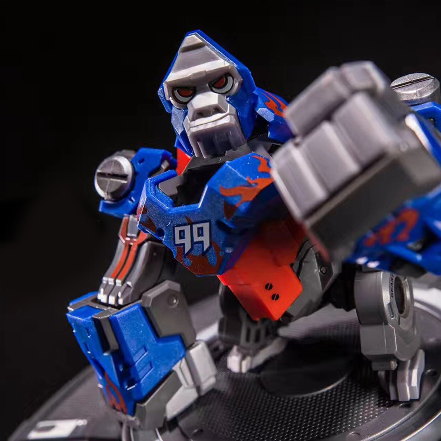 52TOYS BEASTBOX BB-03FJ JoJo Flame Gorillas Deformation Toys Action Figure, Transforms in Mecha and Cube