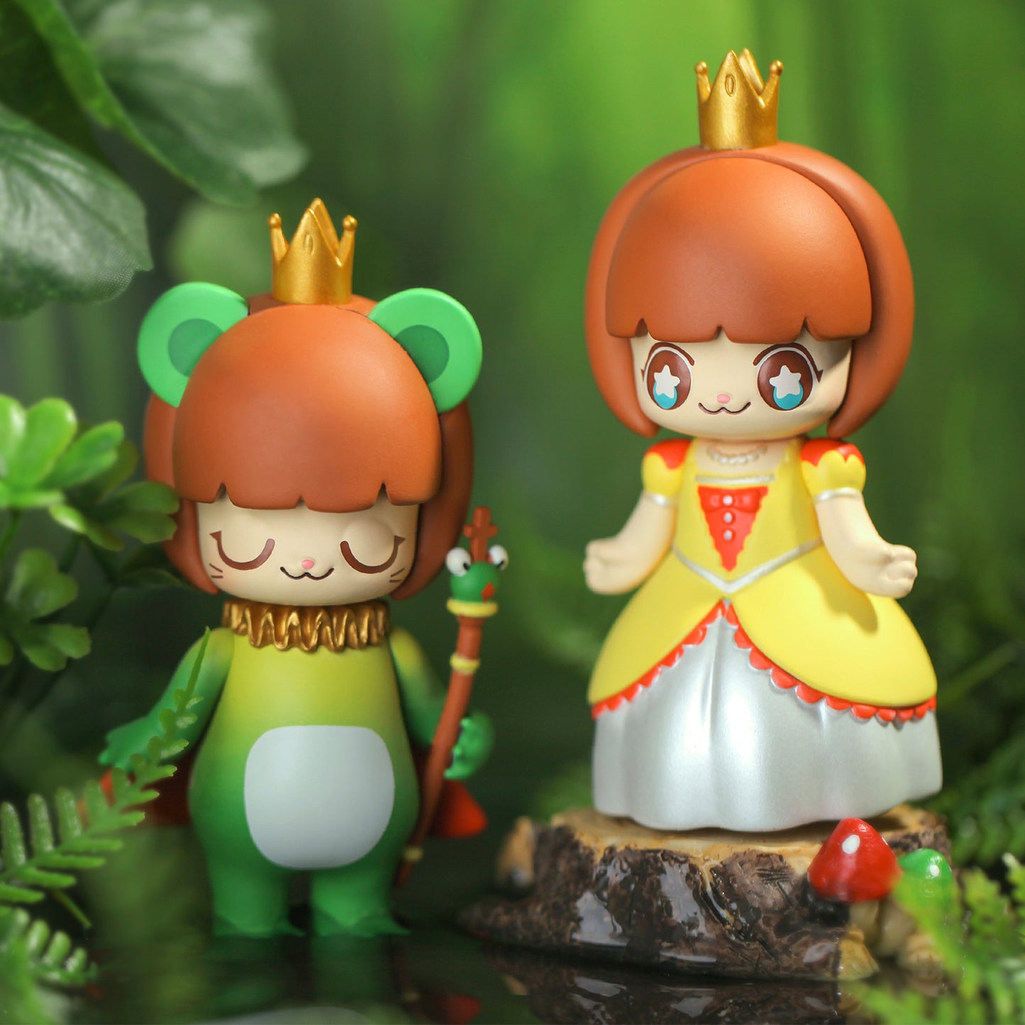 52Toys Kimmy&Miki Fairy Tale Series Action Figure Collectible Toy Art Cute Desktop Decoration 3 Inch Creative Gift