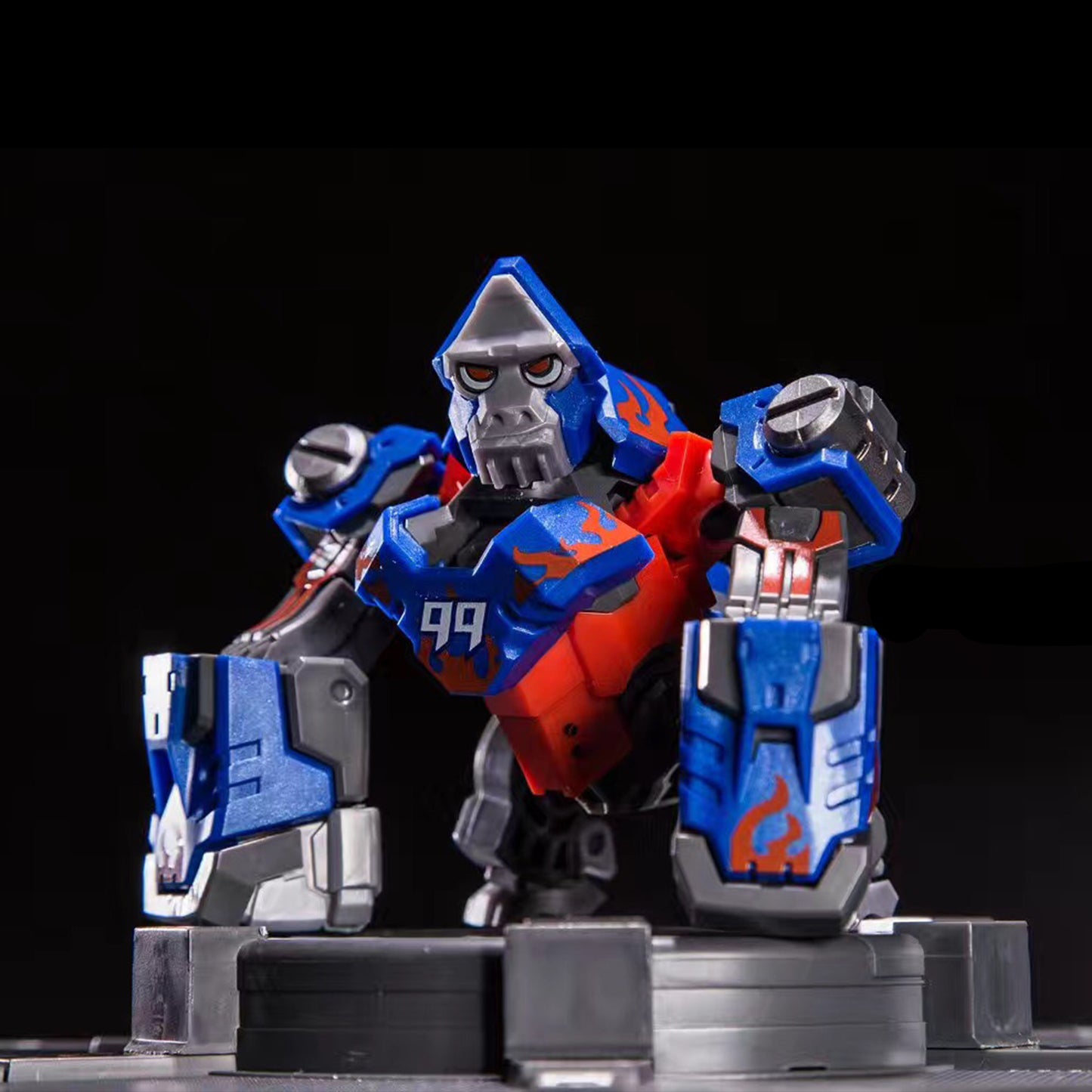 52TOYS BEASTBOX BB-03FJ JoJo Flame Gorillas Deformation Toys Action Figure, Transforms in Mecha and Cube