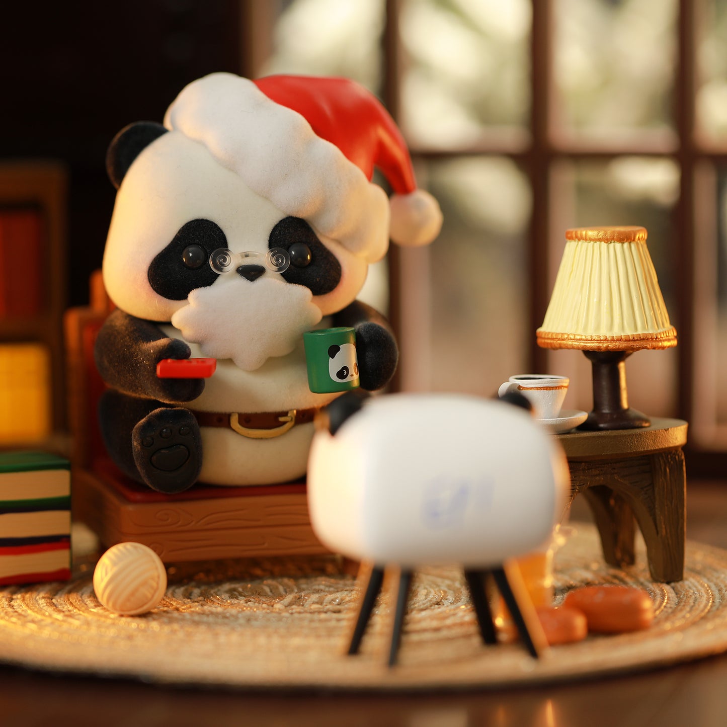 52TOYS Panda Roll Winter Limited - Peace and Joy Action Figure, Cute Kawaii Collectible Panda Figures Toys, Creative Gift