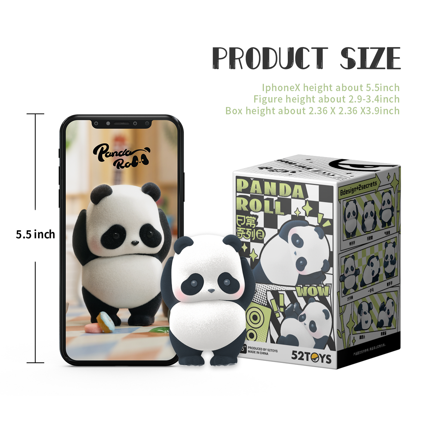 52TOYS Blind Box Panda Roll Daily Series 2, Action Figure Collectible Toy Desktop Decoration