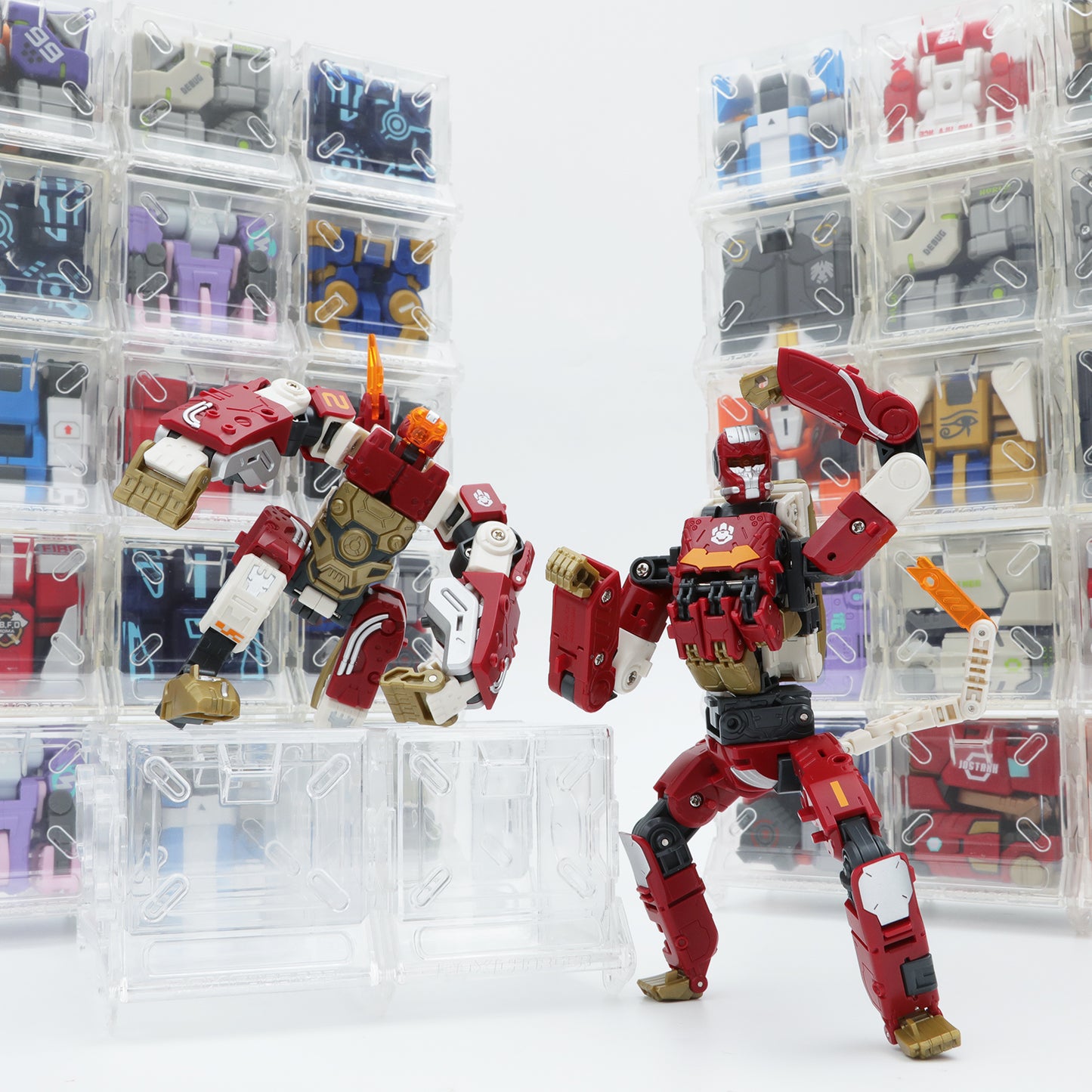 52TOYS BEASTBOX BB-34ME Mindust & Electric Eye Deformation Toys Action Figure, Transforms in Mecha and Cube