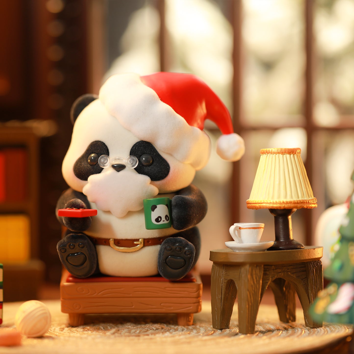 52TOYS Panda Roll Winter Limited - Peace and Joy Action Figure, Cute Kawaii Collectible Panda Figures Toys, Creative Gift