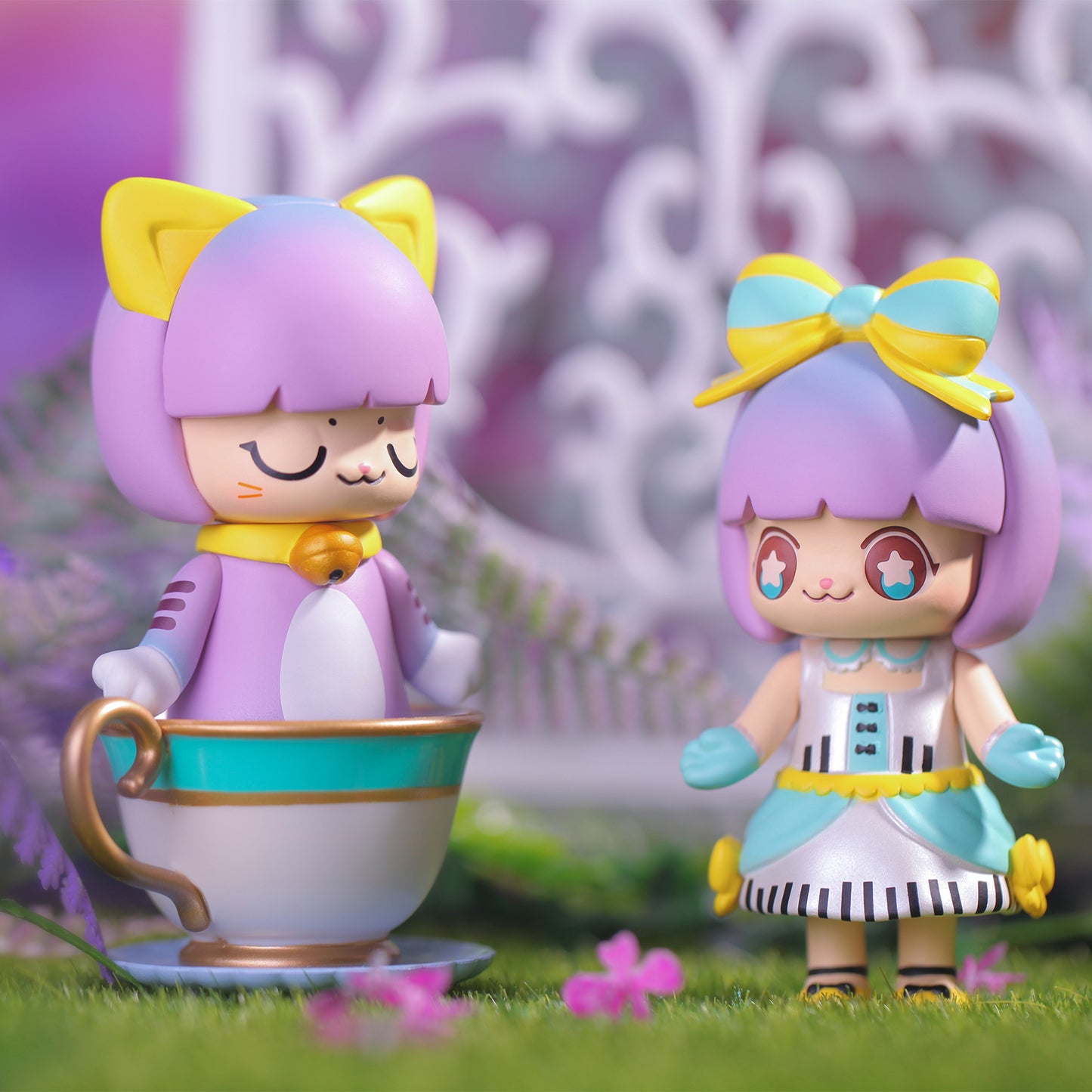 52Toys Kimmy&Miki Fairy Tale Series Action Figure Collectible Toy Art Cute Desktop Decoration 3 Inch Creative Gift