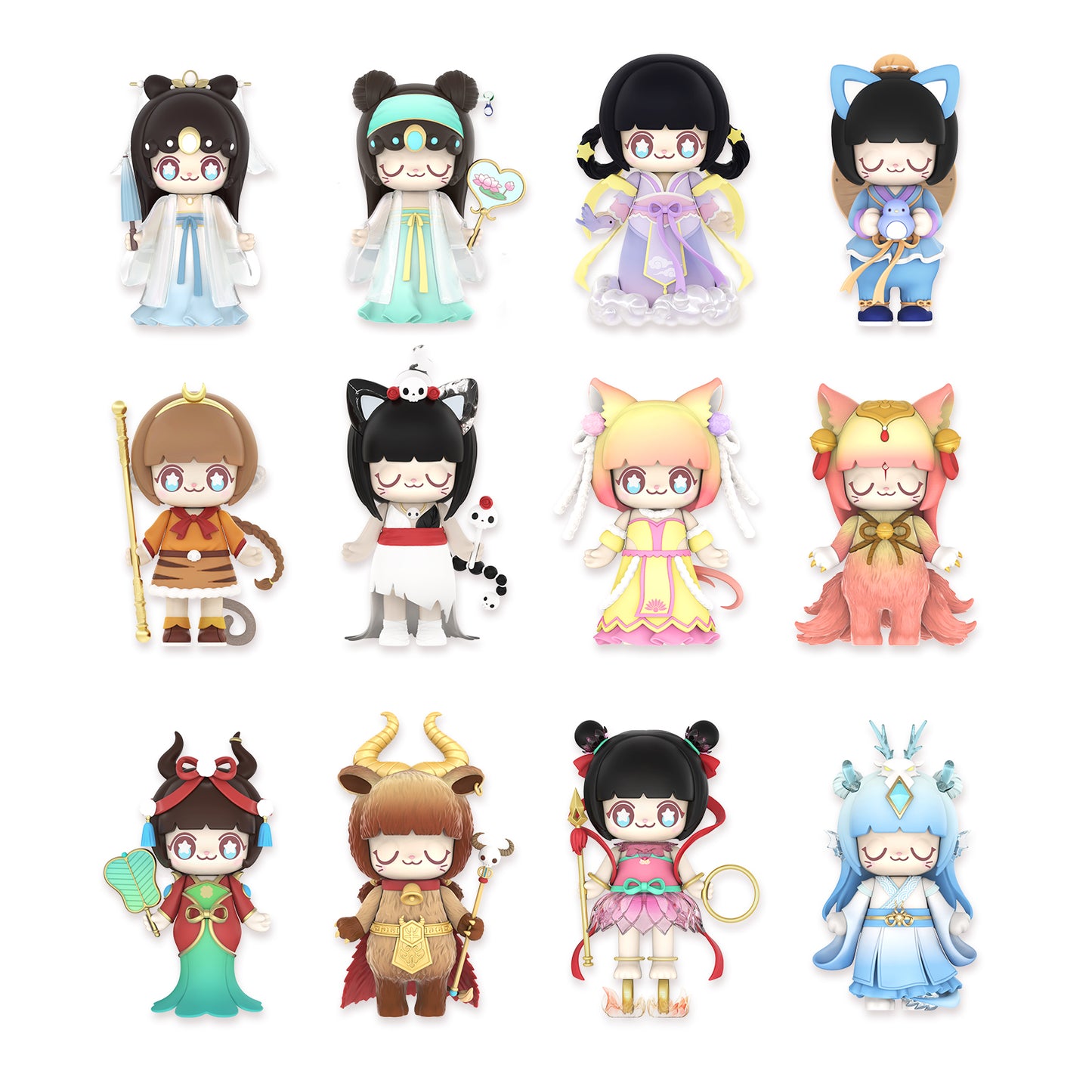 52TOYS Blind Box Kimmy&Miki Myth Series 1Pc Action Figures, Random Cute Popular Collectible Art Toy, Hot Toys Creative Gift for Boy Girl
