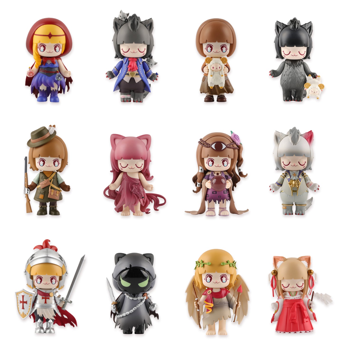 52TOYS Kimmy&Miki Werewolves of Miller's Hollow Series, 1PC Action Figure, Collectible Toy Desktop Decoration 3 Inch, Gift for Birthday or Party