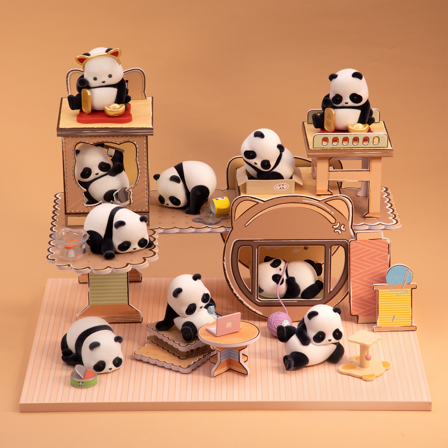 52TOYS PANDAROLL Panda As A Cat, 1PC Cute Action Figure Box Toy Kawaii Figures Popular Collectible Art Toy Cute Figure Creative Gift