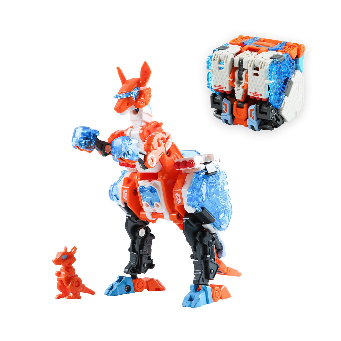 52TOYS BEASTBOX BB-35 RICOCHET Kangaroo Deformation Toys Action Figure, Transforms in Mecha and Cube