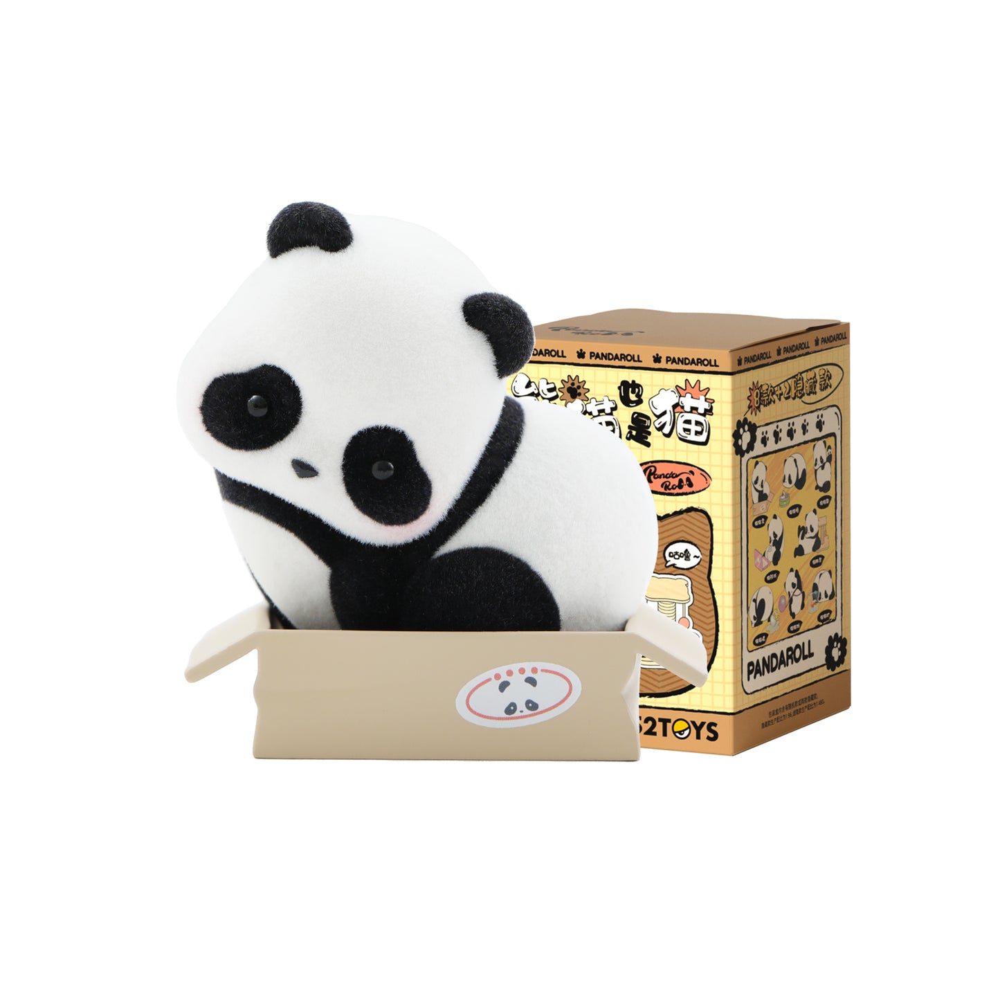 52TOYS PANDAROLL Panda As A Cat, 1PC Cute Action Figure Box Toy Kawaii Figures Popular Collectible Art Toy Cute Figure Creative Gift