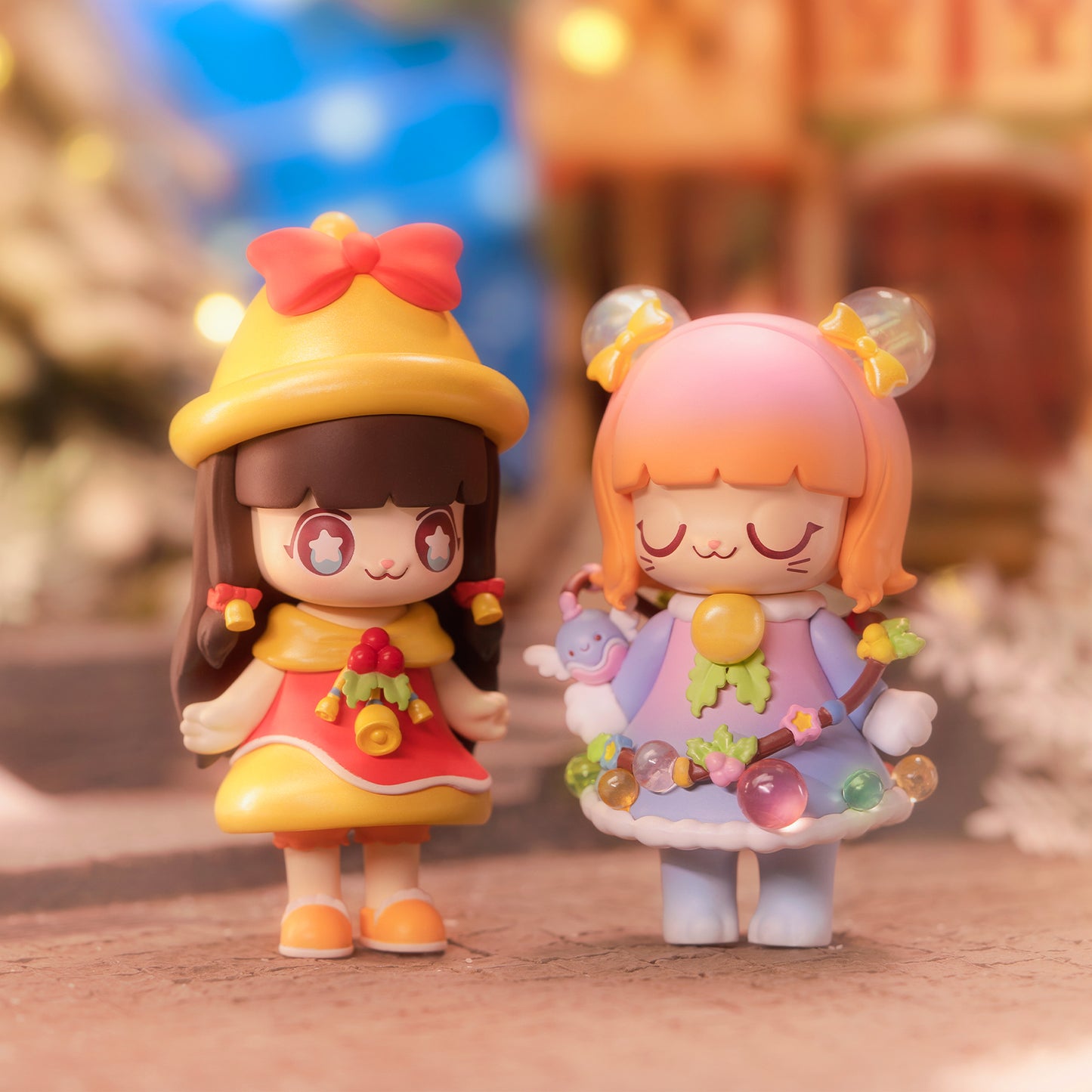 52Toys Blind Box Kimmy&Miki Merry Christmas, 1PC Action Figure, Collectible Toy Desktop Decoration 3 Inch, Gift for Christmas