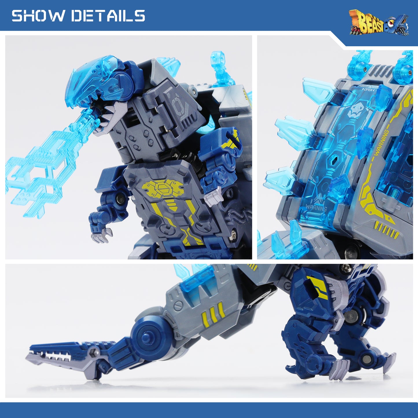 52TOYS BEASTBOX BB-29SZ Subzero Deformation Toys Action Figure, Transforms in Mecha and Cube