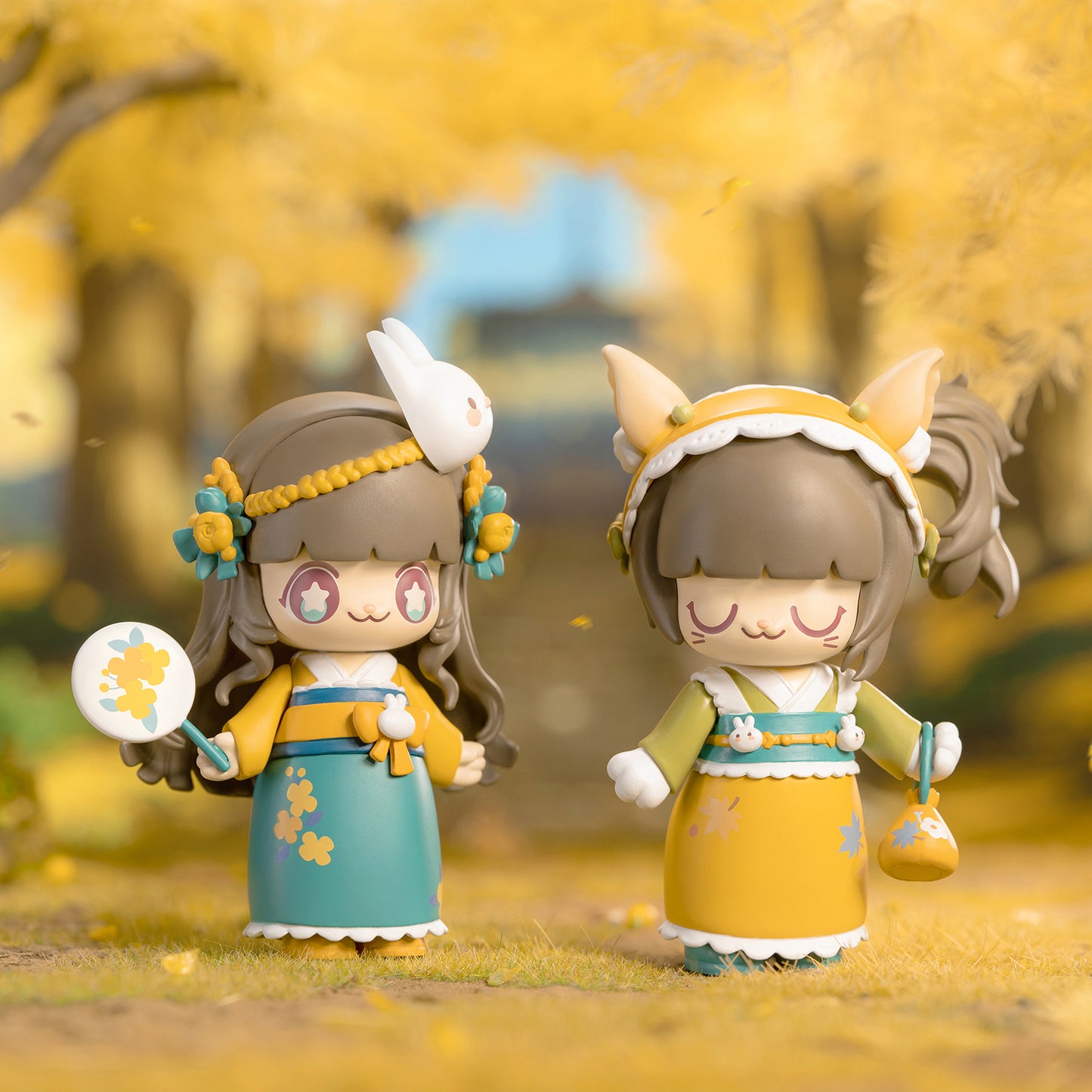 52Toys Kimmy & Miki Four Seasons Story Series 1PC Action Figure Collectible Toy Desktop Decoration 3.3 Inch Gift for Birthday Party Holiday