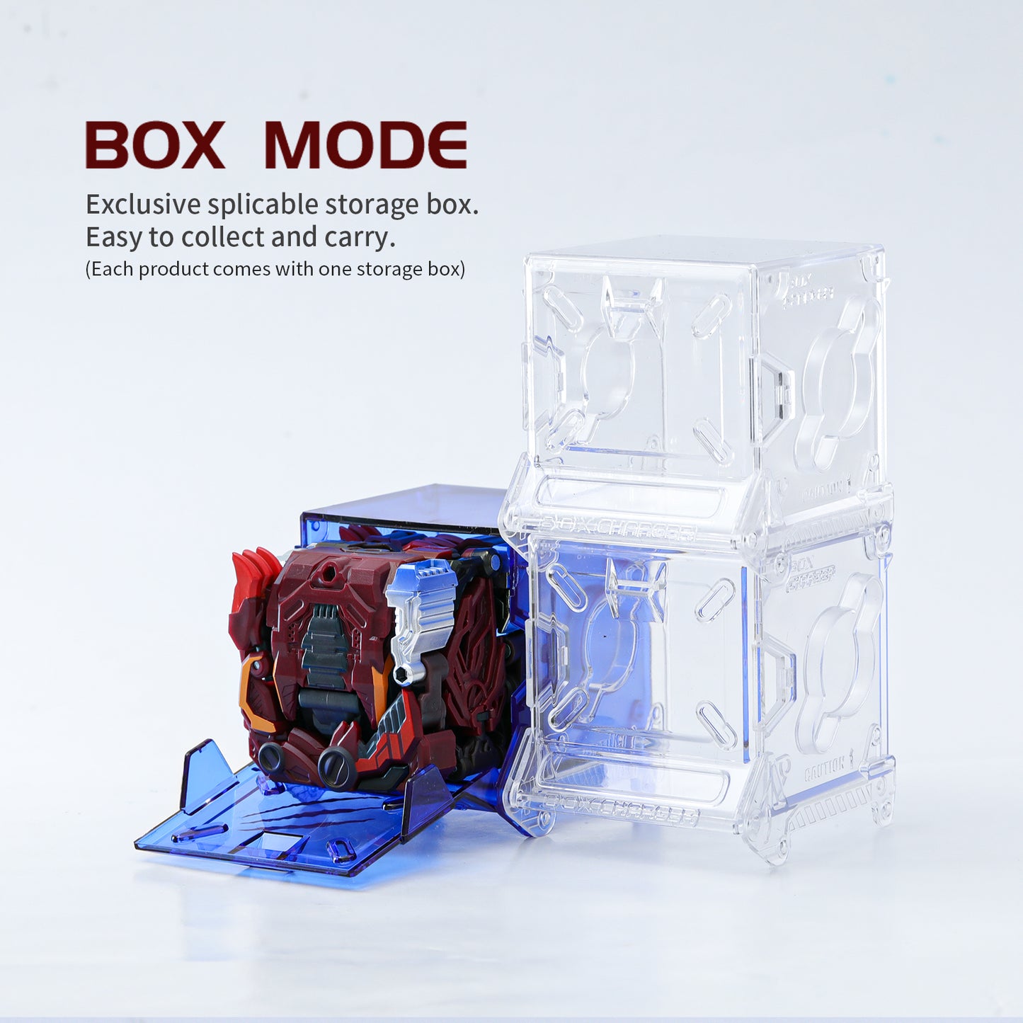 52TOYS BEASTBOX BB-31CH CHROMERIBS Deformation Toys Action Figure, Transforms in Mecha and Cube