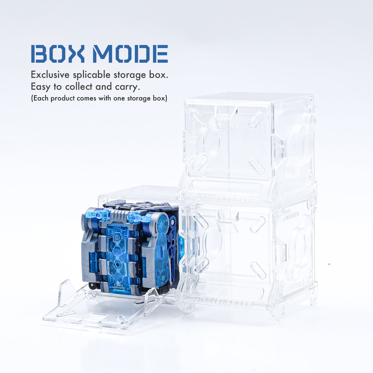 52TOYS BEASTBOX BB-29SZ Subzero Deformation Toys Action Figure, Transforms in Mecha and Cube