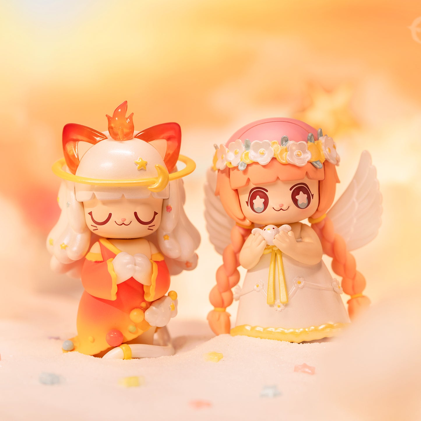 52Toys Blind Box Kimmy&Miki Merry Christmas, 1PC Action Figure, Collectible Toy Desktop Decoration 3 Inch, Gift for Christmas