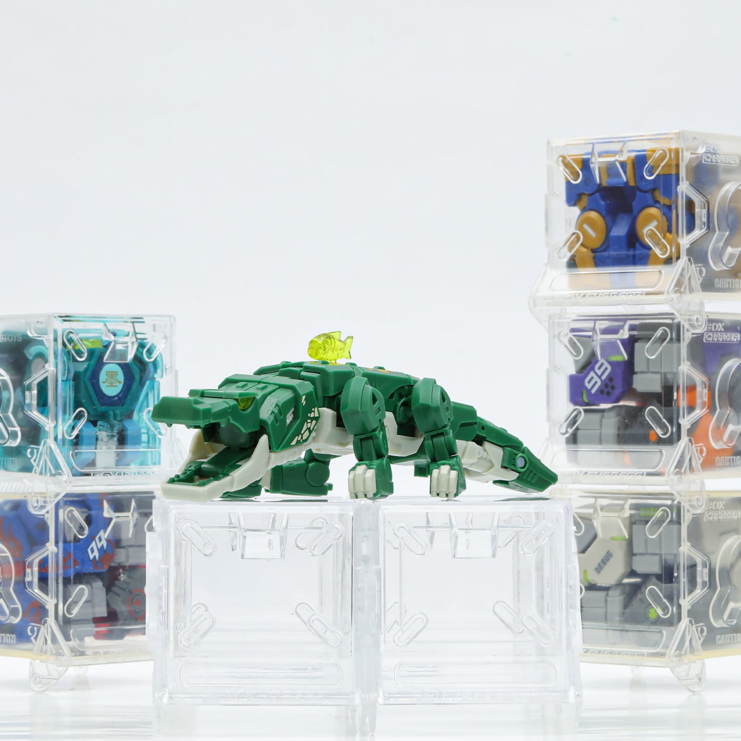 52TOYS BEASTBOX BB-15CL SCHLEGEL Crocodile Deformation Toys Action Figure, Transforms in Mecha and Cube