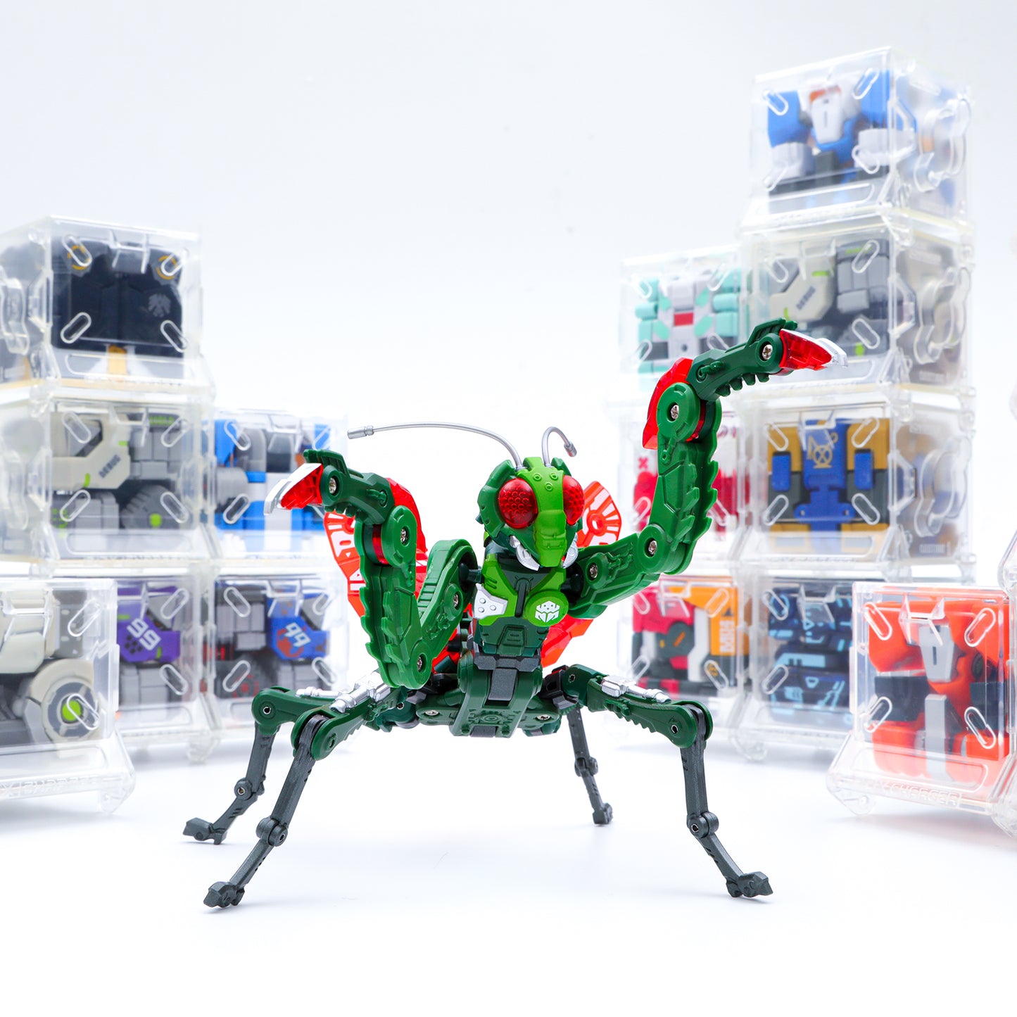 52TOYS BEASTBOX BB-28 REAPER Mantis Deformation Toys Action Figure, Transforms in Mecha and Cube