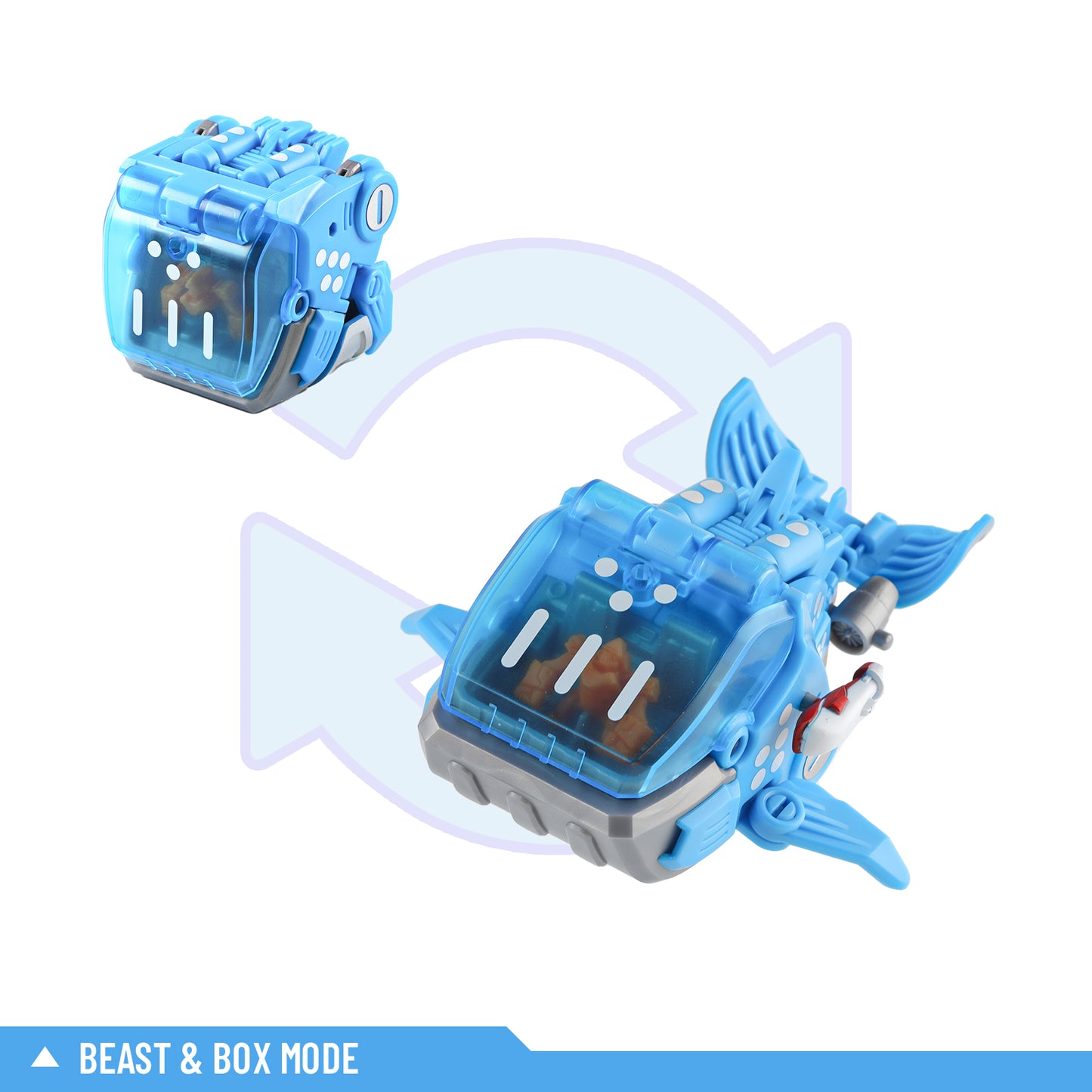 52TOYS BEASTBOX BB-14RT RHINCODON Deformation Toys Action Figure, Transforms in Mecha and Cube