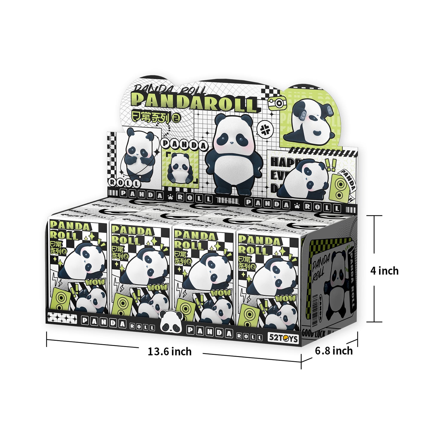 52TOYS Blind Box Panda Roll Daily Series 2, Action Figure Collectible Toy Desktop Decoration