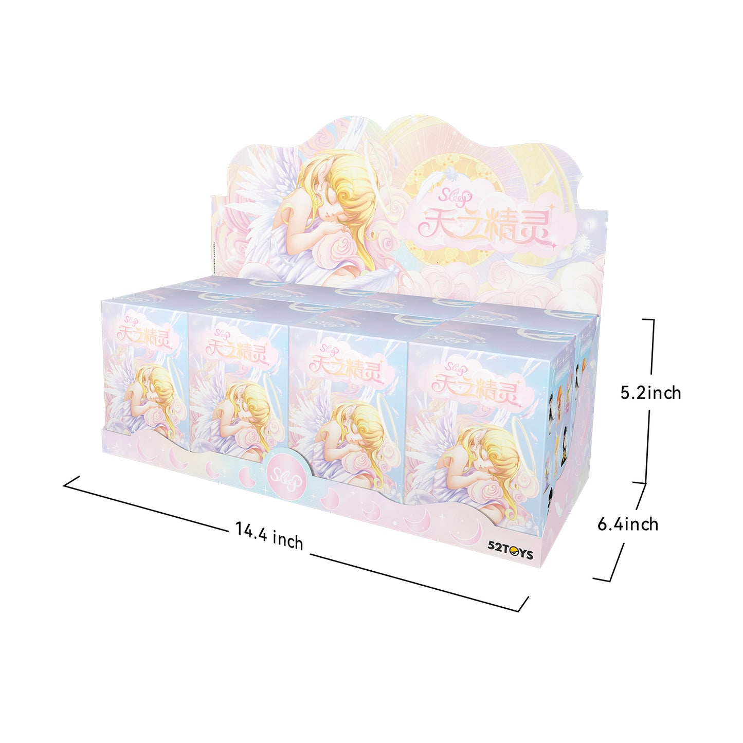 52TOYS Blind Box Sleep Sky Elves, Action Figure Collectible Toy Desktop Decoration