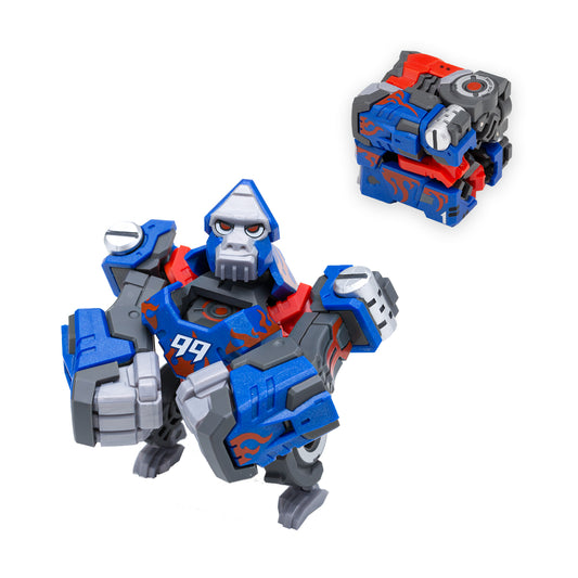 52TOYS BEASTBOX BB-03FJ JoJo Flame Gorillas Deformation Toys Action Figure, Transforms in Mecha and Cube