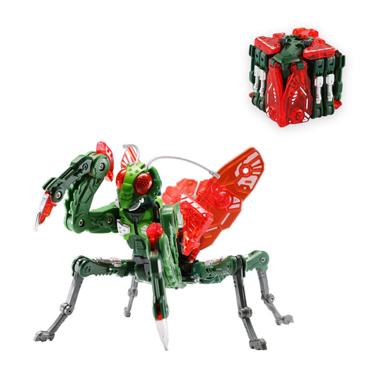 52TOYS BEASTBOX BB-28 REAPER Mantis Deformation Toys Action Figure, Transforms in Mecha and Cube