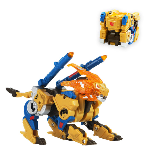 52TOYS BEASTBOX BB-19 Desertmeteor Lion Deformation Toys Action Figure, Transforms in Mecha and Cube